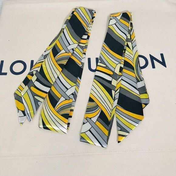 Silk Scarf Twilly (one pair) - Picture 3 of 3